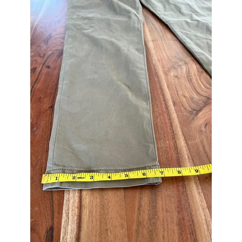 Banana Republic Mens Lived-In Chino Slim Fit Khaki Pants Tan 34x32 NWT